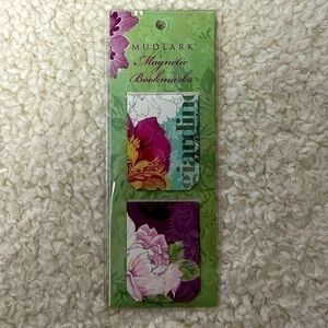 Mudlark “Giardino Floral” Magnetic Bookmarks